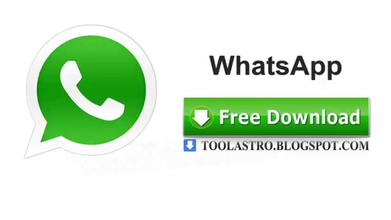 whatsapp software download free for pc